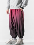 Summer Men's Gradient Elastic Ankle Style Pants