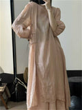 Women Artsy Lantern Sleeve Medium Long Sleeves Ramine Top