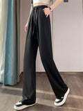 Women's High Waisted Drape Loose Flowy Palazzo Pants