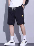 Men's Summer Breathable Quick Dry Ice Silk Loose Fit Shorts