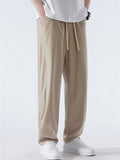 Men's Summer Breathable Ice Silk Loose Straight Leg Casual Pants