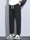 Men's Summer Comfy Regular Fit Drawstring Cropped Pants