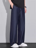 Men's Summer Casual Straight Leg Ice Silk Jeans