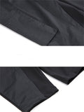Harajuku Metal Buckle Waistband Patchwork Pants for Women