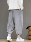 Men's Asian Style Streetwear Corduroy Harem Pants