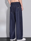 Men's Summer Casual Straight Leg Ice Silk Jeans