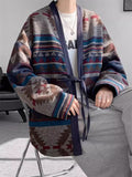 Loose Chinese Zen Clothing Cardigan Reversible Jackets for Men