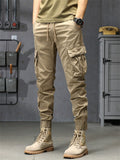 Men's Casual Streetwear Thickened Cargo Jogger Pants
