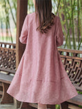 Summer Women's Tencel Long Sleeve Round Neck Jacket