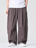 Men's Spring Vintage Japanese Style Baggy Wide Leg Cargo Pants