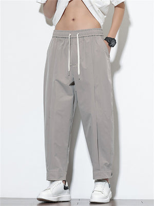 Men's Clean Design Comfort Drawstring Casual Pants