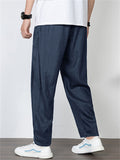 Men's Summer Comfy Solid Color Linen Straight Pants