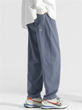 Mens Linen Cotton Drawstring Relaxed Fit Casual Carrot Pants