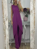 Women's 2Pcs Abstract Printed Comfy Sleeveless Top & Pants Set
