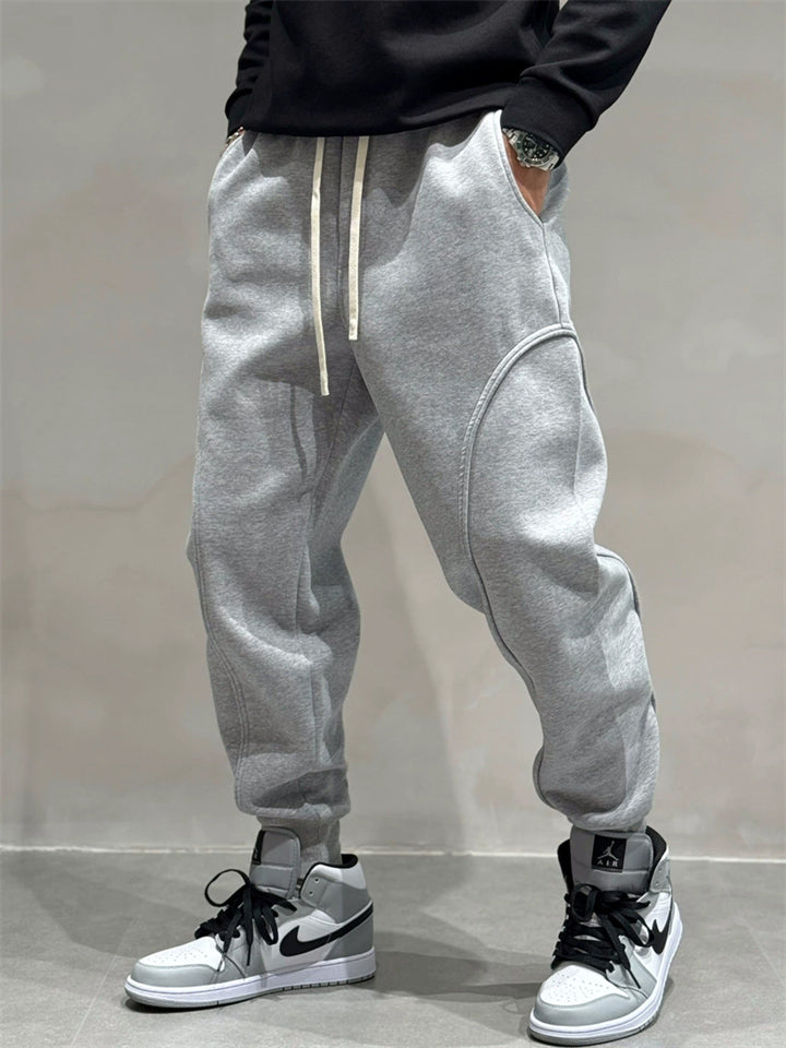 Men's Japanese Street Style Cuffed Jogger Sweat Pants