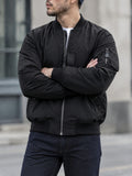 Men Casual Zip Up MA 1 Military Bomber Flight Jacket