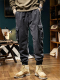 Men's Casual Streetwear Thickened Cargo Jogger Pants