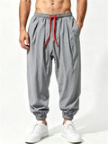Mens Casual Relaxed Fit Drawstring Joggers with Pockets