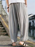 Men's Cozy Lightweight Casual Cuff Harem Pants for Summer