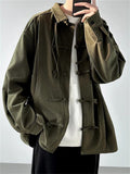 Men's Solid Color Long Sleeve Lapel Tang Suit Jacket