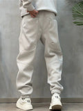 ‌Men's Winter Fleece Lined Warm Casual Jogger Sweatpants with Pockets