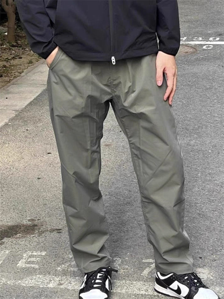 Men's Autumn Triangle Print Quick Dry Loose Fit Cargo Pants