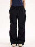 Men's Drawstring Lightweight Quick-Dry Loose Fit Utility Pants
