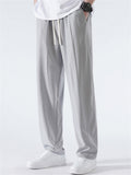 Men's Summer Breathable Ice Silk Loose Straight Leg Casual Pants