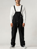 Mens Multi Pocket Tactical Cargo Bib Overalls Workwear Jumpsuit