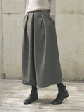 Women's Leisure Oversized Solid Color Wide Leg Pants