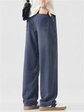 Men's Soft Comfy Ice Silk Touch Elastic Waist Lyocell Jeans