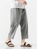 Oriental Style Men's Lightweight Pants for Daily Wear