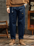 Men's Amekaji Vintage Style Utility Straight Cargo Pants