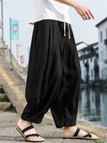 Men's Cozy Lightweight Casual Cuff Harem Pants for Summer