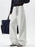 ‌Men's Casual Loose Fit Comfy Drawstring Wide Leg Sweatpants