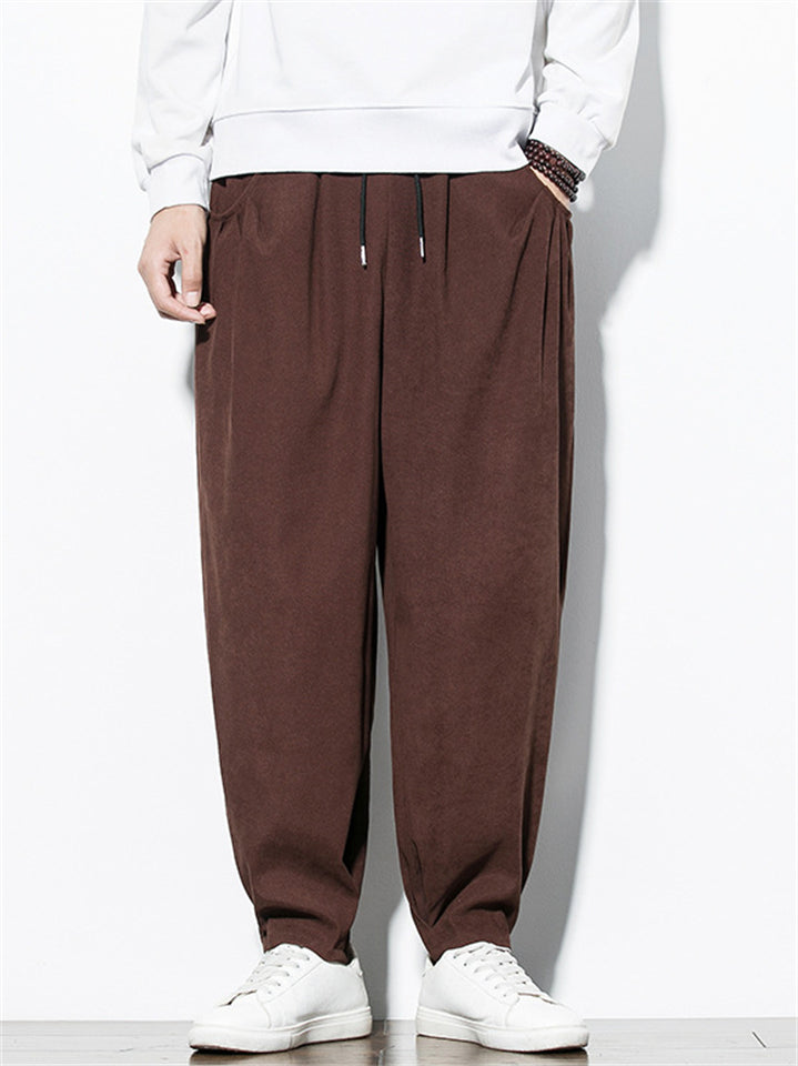 Men's Casual Simple Solid Color Harem Pants