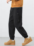 Men's Casual Daily Wear Cotton Loose Fit Cargo Jogger Pants