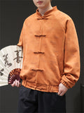 Men's Oriental Style Bamboo Leaf Pattern Jackets