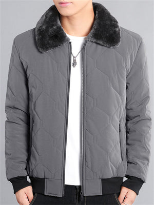 Casual Business Thickened Cozy Middle-Aged Men's Coats