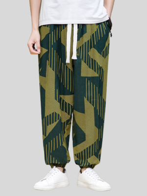 Casual Printed Men's Harem Pants