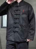 Loong Print Lining Chinese Embroidered Men's Jacket