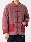 Chinese Style Plus Size Winter Cotton Coat