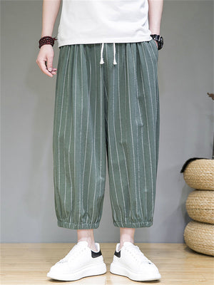 Popular Casual Striped Harem Pants for Men