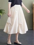 Casual High Waisted Slim Irregular Ladies Skirt