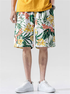 Men's Summer Short Printed Beach Pants For Leisure Vacation