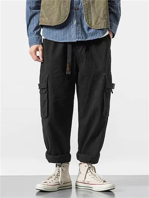Japanese Style Oversized Cargo Pants for Men
