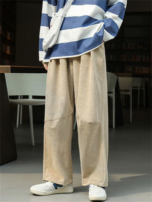 Trendy Casual Loose-fitting Men's Corduroy Pants