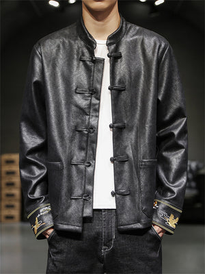 Men's Chinese Style Vintage Button Jacket