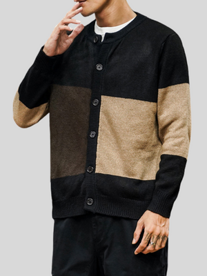 Men's Fashion Long Sleeve Sweater Cardigan