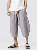 Chinese Style Loose Linen Harem Pants